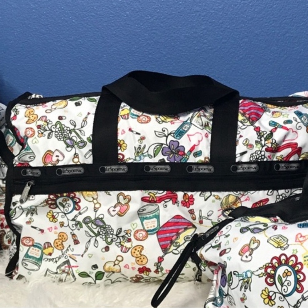 4-Piece LeSportsac White “Paris”